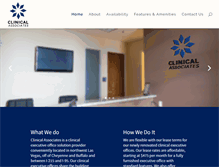 Tablet Screenshot of clinicalassociatesllc.com